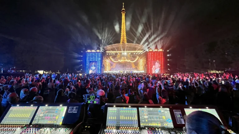 Lawo Mixing Consoles Take Center Stage at the Foot of the Eiffel Tower on July 14th for the Concert de Paris.