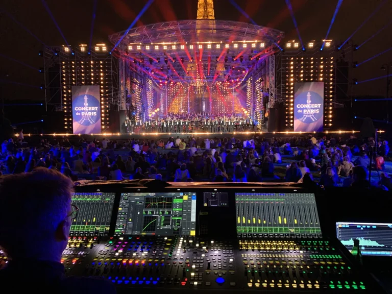 Bastille Day 2021: Concert de Paris Mixed with Lawo mc² Consoles