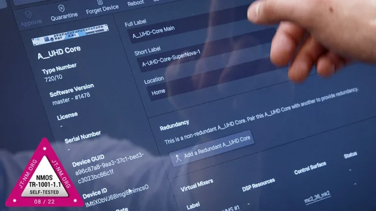 JT-NM Test Confirms HOME’s AMWA NMOS Compatibility, DirectOut Soon HOME-Native