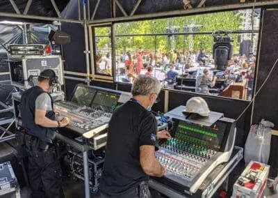Concert de Paris 2020 Mixed with Lawo mc² Consoles
