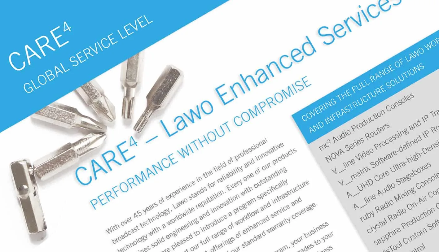 Lawo CARE 4 brochure
