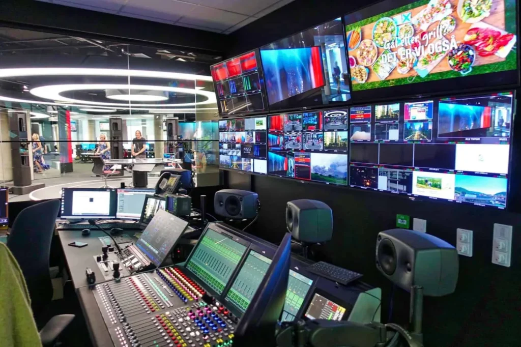 TV 2 Bergen and Oslo screens