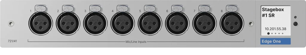 Side B: 8x Mic/Line In Interface Module